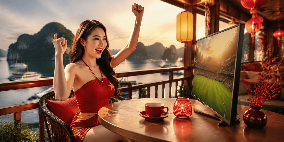 Phong cảnh quảng trường thể thao và cá cược tại Hạ Long